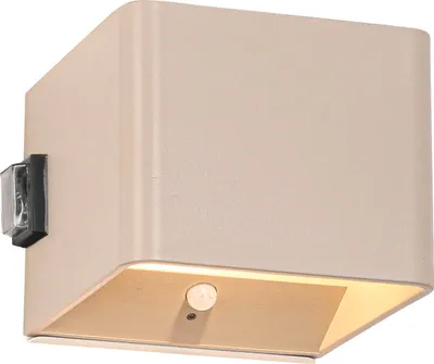 Produktbild von Kabellose Akku-Wandleuchte CUBE, 3000K warmweiß, 10 cm Breite, 8 cm Höhe