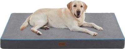 Image de Matelas pour chien - Coussin imperméable et lavable - Tissu Oxford - Matelas d'extérieur pour chien - 91 x 68 x 10 cm