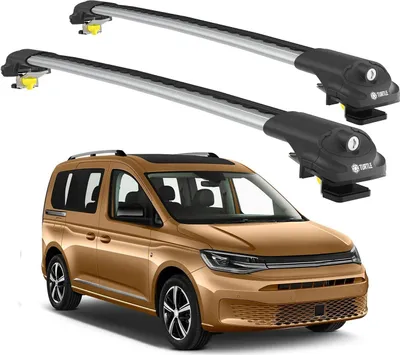 Produktbild von TURTLE STREŠNÝ NOSIČ AIR-1 VOLKSWAGEN CADDY ALL 2020 - 2024 , Silver