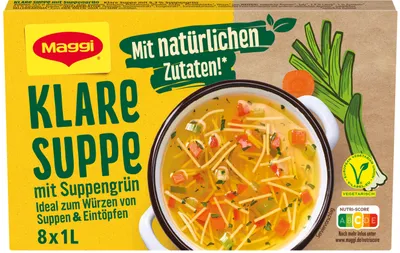 Produktbild von Maggi klare Suppe m.Suppengrün (8 x 1 l)