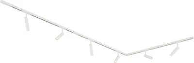 Produktbild von QAZQA - Modern Modernes Schienensystem I Spotlight I Deckenspot I Deckenstrahler I Strahler mit 6 weißen Spot I Spotlight I Deckenspot I Deckenstrahler I Strahler I Lampe I Leuchten 1-phasig - Slimlin