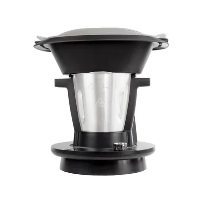 Produktbild von PRIXTON Multifunktions-Küchenroboter My Foodie | WLAN, 3.2 l, 18 Menüs, 10 Funktionen, Online-Rezeptbuch, Touchscreen, Schüssel Edelstahl, Leistung 10