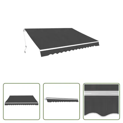 Immagine prodotto di The Living Store tenda a bracci snodati 450 cm antracite
