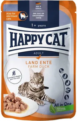 Image de Happy Cat 85gx20 Carne i.S. Culinary Anatra
