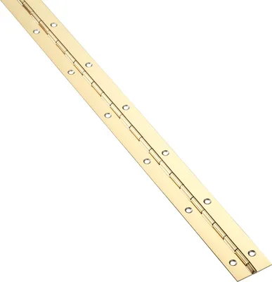Produktbild von Stangenscharnier 1000 x 32 x 1,0 mm Messingoptik Klavierband Türband Bandscharnier von SOTECH