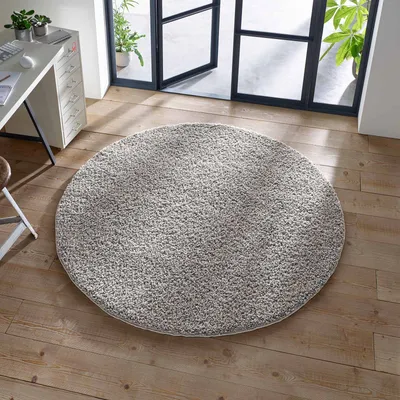 Produktbild von Shaggy Teppich I Flauschiger Langflor fürs Wohnzimmer, Esszimmer, Schlafzimmer oder Kinderzimmer | Grau