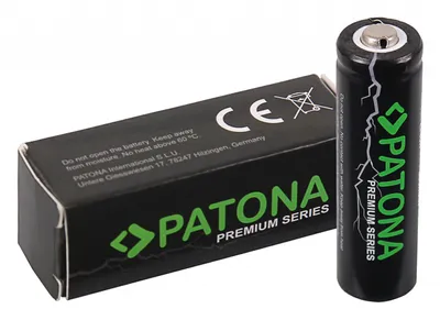 Produktbild von PATONA Premium 14500 Zelle ICR14500 Li-Ion Akku 3,7V 800mAh