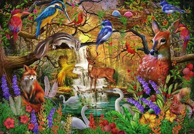 Immagine prodotto di Puzzle Bluebird Golden Forest - puzzle da 1000 pezzi