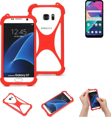 Produktbild von K-S-Trade Handy-Hülle kompatibel mit LG Electronics Phoenix 5 Schutz-Hülle Bumper Silikon Schutz Hülle Cover Case Silikoncase Silikonbumper TPU