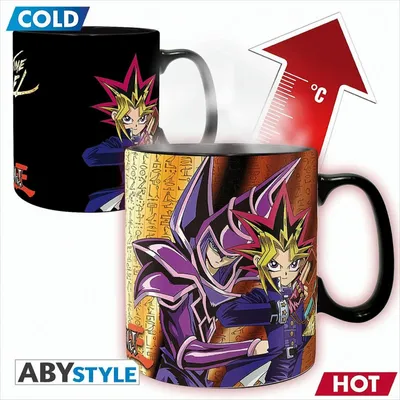 Zdjęcie produktu dla YU-GI-OH! - Kubek Heat Change - 460 ml Yugi vs Kaïba