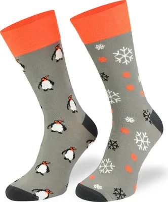 Produktbild von SKIETY Bunte Lustige Socken für Erwachsene Baumwolle, Pinguine - 39-42