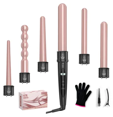 Produktbild von Lockenstab Set 6 in 1 mit LCD für große und kleine Locken