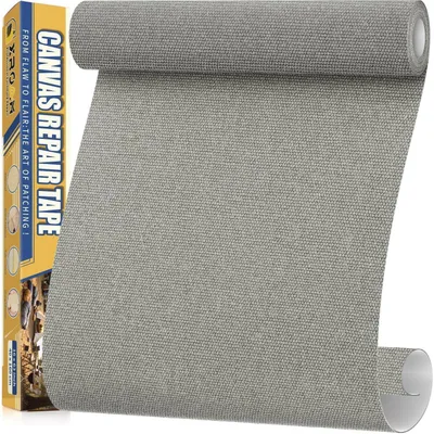 Immagine prodotto di Toppa autoadesiva in tessuto, grigio chiaro, 40x160 cm, impermeabile, per uso esterno