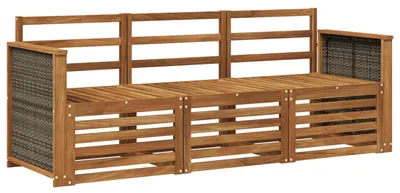 Obrázok produktu pre vidaXL Sedacia súprava, 3 kusy, masívna akácia