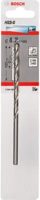 Obrázok produktu pre Vrták do kovu HSS-G, DIN 340, 4,8 x 87 x 132 mm, balenie po 1 ks