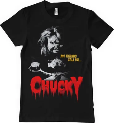 Immagine prodotto di Maglietta Call Me Chucky - Nero - X-Large