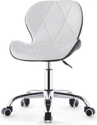 Produktbild von CLIPOP Ergonomisch Bürostuhl Drehstuhl, Kunstleder, Verstellbar, Home Office, Weiß