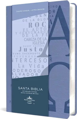 Produktbild von Biblia Rvr 1960 Letra Grande Tamaño Manual, Símil Piel Azul Celeste Con Nombres de Dios / Spanish Bible Rvr 1960 Handy Size Large Print Leathersoft Soft Blue