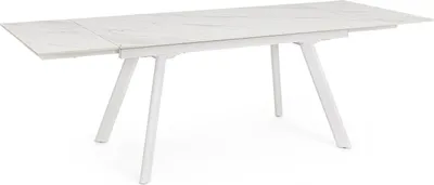 Produktbild von Tisch Jarkko 190-240 x 90 x 75 cm Stahl Weiß