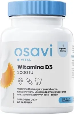 Productafbeelding van Osavi Vitamine D3 2000 IE 5904139920497