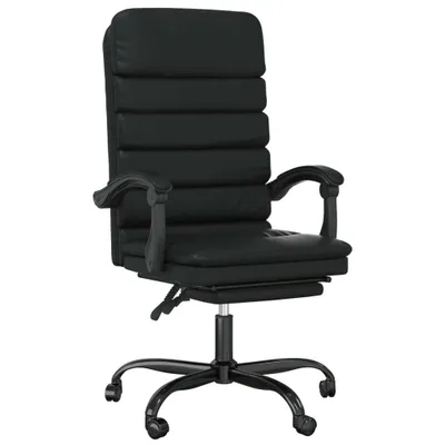 Produktbild von VidaXL 349727, Baumwolle, Kunstleder, Metall, Polyester, Polyvinylchlorid (PVC), Schwarz, 1 Stück(e)