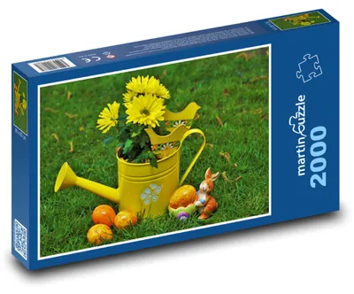 Obrázok produktu pre martinpuzzle - Puzzle 2000 - Velkonoce - konvicka, vajícka