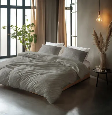Image de Sleeptime, couette Mellow Stone, gris, 140 x 200/220 cm