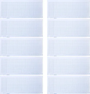 Produktbild von 10 -pcs Strickmaschinen -Punchkarte 24 Blume für Zubehör