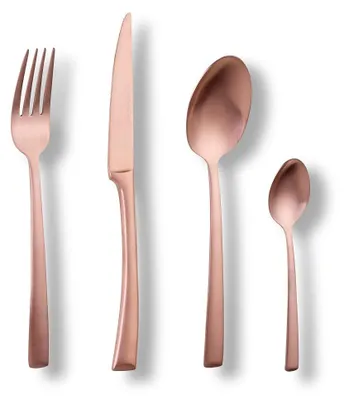 Produktbild von Echtwerk Tafelbesteck Avelino Bronze Edition 42-teilig 6 Personen Edelstahl 18/10 mattiert