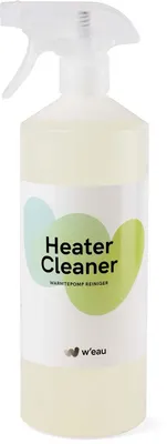 Productafbeelding van W'eau verwarmingsreiniger, reiniger voor warmtepompen, geschikt voor zwembadwarmtepompen. Verwijdert kalkaanslag