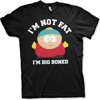 Produktbild von South Park T-Shirt Herren I´m Not Fat, I´m Big Boned! schwarz XXL
