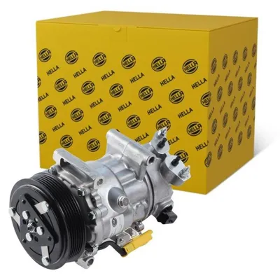 Immagine prodotto di Compressore dell'aria condizionata 12 V, Ø 119 mm, HELLA Thermo-Expertise, compatibile tra l'altro con CITROËN DS3