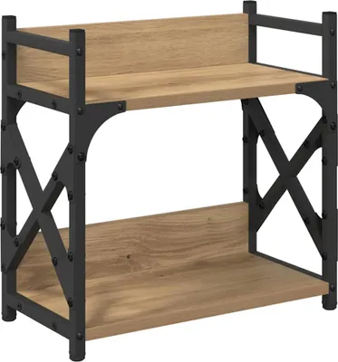 Produktbild von vidaXL Druckerständer Artisan-Eiche 40 x 20 x 40 cm Holzwerkstoff