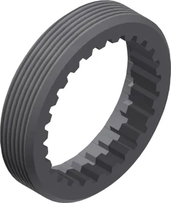 Produktbild von DT Swiss Gewindering Stahl für Ratchet LN M35 x 1 mm - präziser Freilauf-Umba...