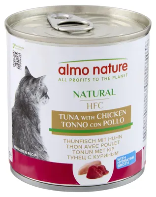 Productafbeelding van Almo Nature HFC Natural - Natvoer voor volwassen katten - Tonijn en kip