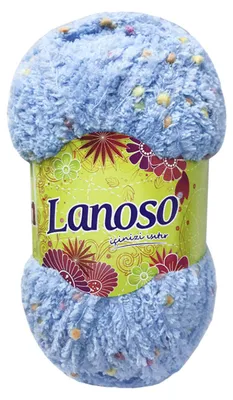100g Strickgarn TONTON Kuschelgarn hellblau