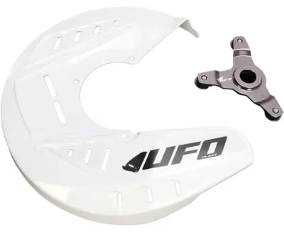 Immagine prodotto di Copertura disco freno UFO PLAST per Kawasaki KX F 250 / 450 cc, anni di produzione 2013-2020, colore: bianco OEM