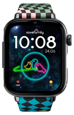 Produktbild von SaveFamily SaveWatch Plus 2, 4,7 cm (1.85"), AMOLED, Touchscreen, 16 GB, GPS, 55 g
