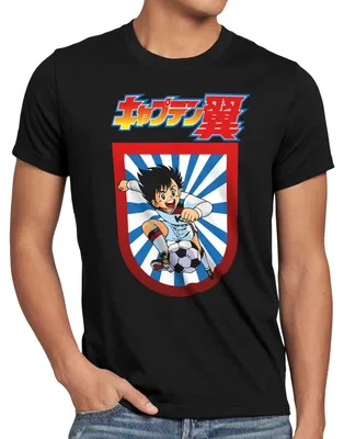 Produktbild von BaumwolleCloud Tsubasa Herren T-Shirt tollen fußballstars wm em