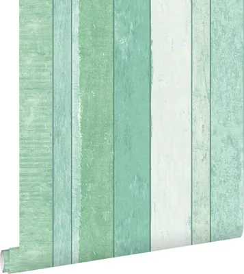Produktbild von ESTAhome Tapete Holz-optik Grün 53 cm x 10.05 m