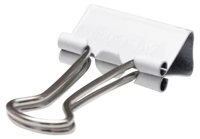 Image de MAUL Pince à ressort mauly® Acier à ressort Métal 12 pièces 19 mm blanc