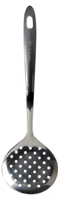 Produktbild von Schaumlöffel aus Edelstahl EUROHOME® – 10,5x1x40cm – für klare Brühen und Suppen und eine optimierte Zubereitung Ihrer Gerichte