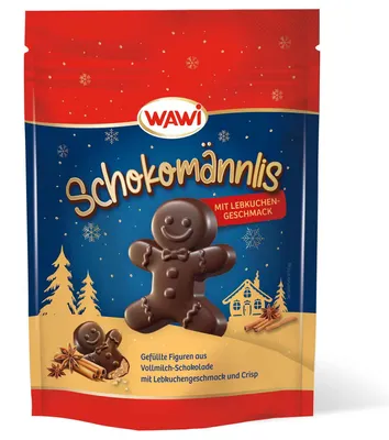 Produktbild von Wawi Schokomännlis Lebkuchen 120g
