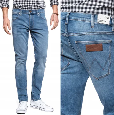 Produktbild von Wrangler Larston Herren Jeans W30 L30 Blau