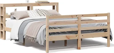 Produktbild von vidaXL Massivholzbett ohne Matratze 140x200 cm Kiefernholz