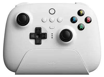 Produktbild von 8BitDo Ultimate 2.4G Pad PC Hall Ed/Weiß (RET00416)
