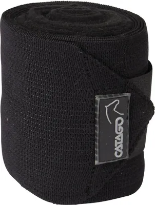 Produktbild von CATAGO elastische Fleecebandagen, 4 Stück schwarz