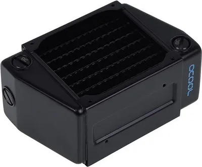 Produktbild von Alphacool NexXxoS UT60, Radiator-Block, Kupfer, Stahl, Schwarz, 1 Lüfter, 8 cm, 60 mm