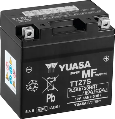 Image de Batterie YUASA TTZ7S 6 AH ouverte