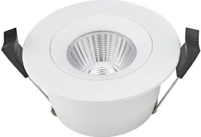 Produktbild von SIGOR Einbauleuchte Argent IP54 BM68/83mm IP54 LED-Modul 9W 3000K 36° Ra95 dimmbar 360° schwenkbar
